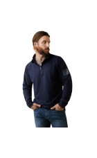 Ariat Flame Resistant Combat Stretch Patriot 1/4 Zip Work Shirt C10043565N