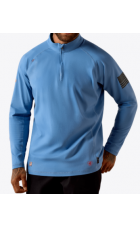 Ariat Flame Resistant Combat Stretch Patriot 1/4 Zip Work Shirt C10071563MB Ariat Flame Resistant Combat Stretch Patriot 1/4 Zip Work Shirt C10071563MB