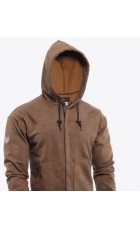 DriFire Flame Resistant Tacoma Heavyweight Zip Front Hoodie CC21IB12-BRN