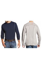 Ariat Flame Resistant AC Crew Long Sleeve T-Shirt  C10019007N - ht