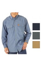 Wrangler Super Light Weight, FR Twill Solid Long Sleeve Shirt CFR3W01