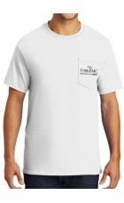 Port Authority Short Sleeve White TShirt CPC61PT-W (100% Cotton) ht